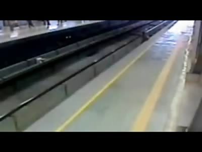 SHOCK Video: Man Kills Himself in Grand Fashion in Brutal Death by Train (NEW VIDEOS BELOW)