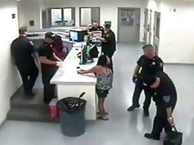 Handcuffed Woman Spits in Officers Face Gets Tasered the Fu*k Out