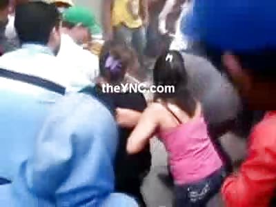 Enraged Crowd Beats the Living Shit out of a Thief 