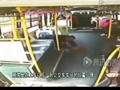 DERANGED: Lunatic Kills Live Chicken on Bus and Wrestles Bus Driver for The Steering Wheel