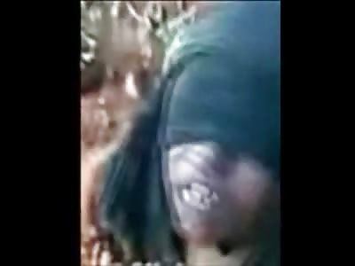 Older Video of a Woman Buried and Stoned to Death by Husband and Villagers