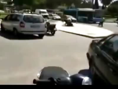 AWESOME: Fearless Man Turns the Tables and Tackles Runaway Bull in Spain