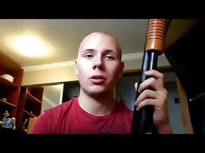 LMFAO: Kid Trying to Demonstrate Safety and Proper use of a 12 Gauge Shotgun......Well, Just Watch