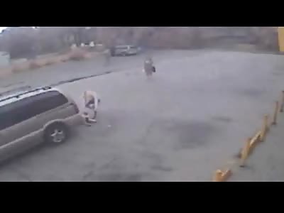 Fucked up Driver Runs over Mother and Baby in a Stroller then Bolts