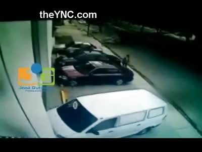 Woman walking the Street is Brutally Run Over and Killed by Skidding Car (Watch Slow Motion) 