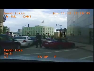 Newly released video shows Wisconsin Police fatally Shooting Fleeing Suspect.  