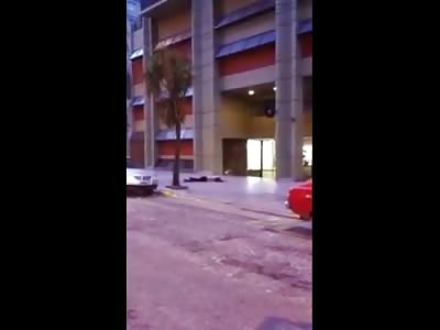 Man Flops to his Death in Full Suicide Caught on Camera (Watch Slow Motion)