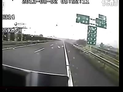 Absolutely Incredible Footage Shows Crazy Bus Accident and Driver Ejected