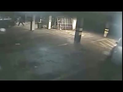 CCTV: Two Arab Men Gun Down White Guy in a Parking Garage