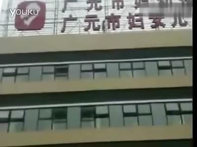 Girl in Green cant take anymore...Screams and Jumps to her Death from Building