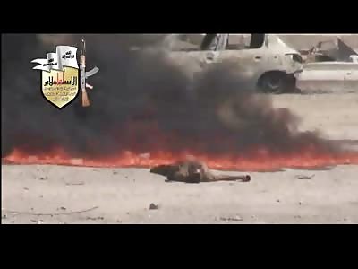 Liwa al Islam Blow up Tank and Crew Tries to Escape (2 Angles FULL VIDEOS)