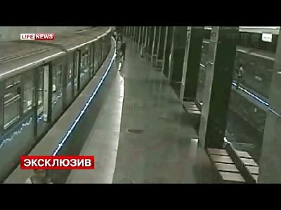 Old Confused Russian Man is taking the Train whether he wants to Or Not 