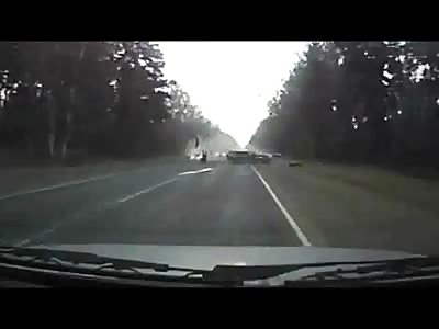 CRAZY: Two Drivers from Different Vehicles Ejected From Horrible Crash