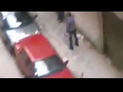 Egyptian Protester Takes Fatal Headshot from Snipers Bullet