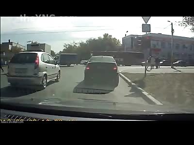 BRUTAL: Pedestrian Fatally Crushed Against Pole by Speeding Car