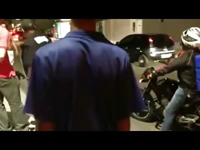 Thief is Beaten by Pissed of Dudes on the Street