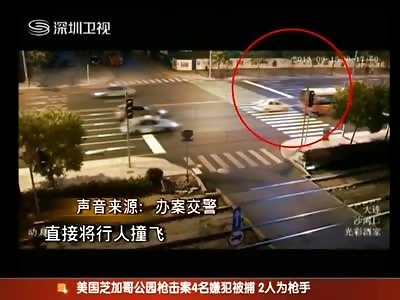 Man Standing in the Middle of a Busy Highway is Killed Instantly
