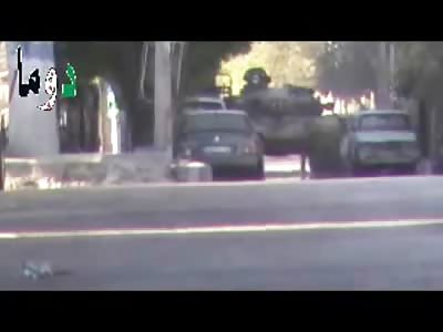 FSA Rebels Find a Way to Destroy SAA Tank