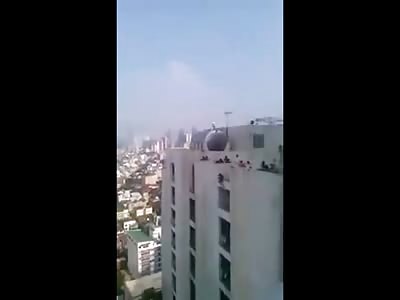 Man Commits Suicide from Top of a Very Tall Building Yesterday (10/28/2013)