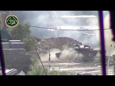 What it Looks Like to have a Tank Aiming and Firing directly at YOU (Watch the Slow Motion..Amazing Video) 