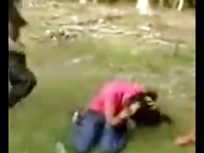 Two Girls Bully and Beat a Girl so Bad shes Left Unconscious 