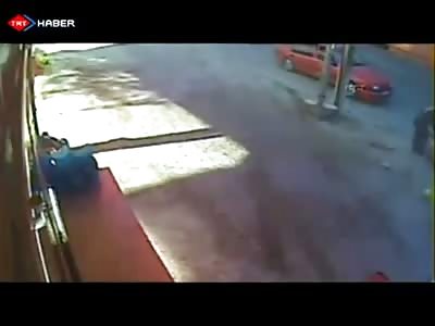 Guy Relaxing for a Minute takes a Seat and is Fatally Struck by a Car