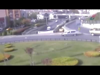 Bizarre Bus Accident Kills 2 When it Falls off of a Bridge (w/Aftermath)