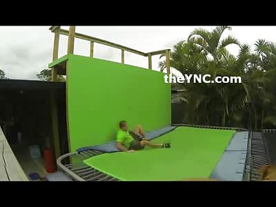 This is Why Old Men should NOT Play on a Trampoline