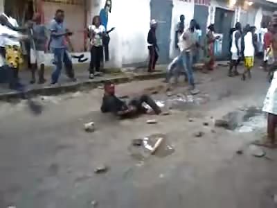 Man is Stoned, Beaten and Murdered by Crowd