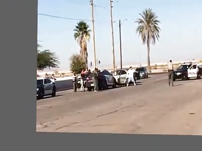 Pinal County Sheriff Deputy kills Manuel Longoria while Longoria's hands are raised in the air 