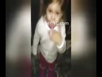 Video of 2 Year Old Girl Smoking causing outrage On teh docks