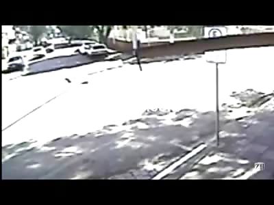 /In this Unique Robbery Style the Thieves hit a Businessman with Their Car and Then Rob Him