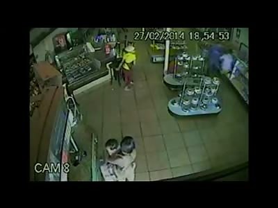 Man Tries Stabbing Store Owner ... 