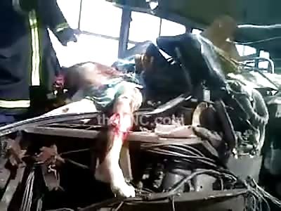 Horrific Truck Accident Leaves Way More of a Mess than Just this Dude