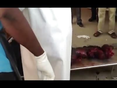Some of Those Corpses being Removed from a Blood Soaked Van (from aftermath in Abuja)