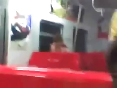 Couple Have Sex on a Train .. Watch at the End how Annoyed the Black Lady is