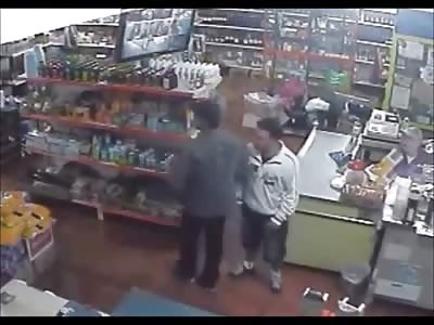 Elderly Store Clerk pulls Gun on Robber but is Shot Dead before he Can React