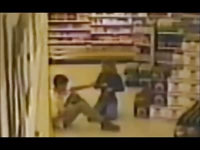 CCTV Captures Drunk Couple Literally Fucking in a Store 