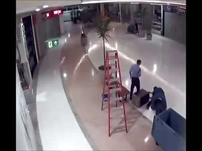 This is Exactly how you Should NOT use a Ladder (Man Paralyzed) 