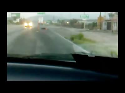 Man Catches Gruesome Roadkill out his Window and Has the Decency to Record it with his Phone