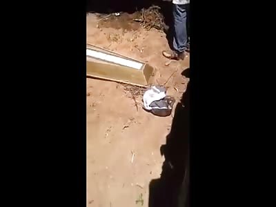 Brother Killed his Sister and Buried Her in the Backyard..Here is Footage of them Removing her from her Shallow Grave