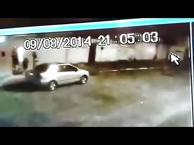 CCTV Footage Captures Murder During a Car Jacking