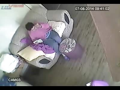 Very Disturbing Video Show a Mentally Handicapped Woman being Beaten by her Caregiver