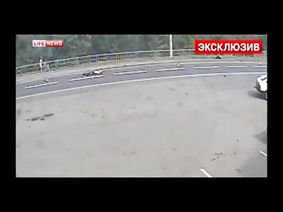 2 Boys Killed Instantly in Head On Collision...One is Shot Straight Up into the Air...(Watch Him Fall to the Pavement) 