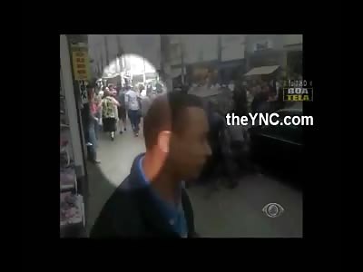 Street Vendor is Shot Dead by Police When he Reaches for one of Their Pepper Spray Bottles