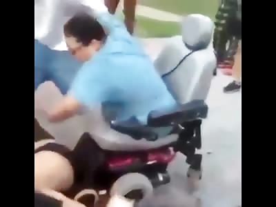 WHEELCHAIR WARRIOR: Kid in a Wheel chair with No Legs and One Arm.. Comes to the Rescue of His Friend