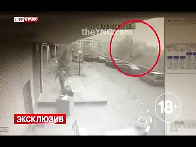 13 Year Old Girl Commits Suicide and CCTV catches the Horrific Landing 