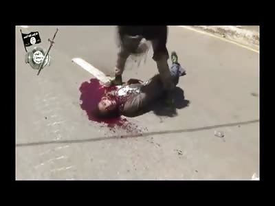 Brutal Knife Murder Resembles Scene from The Walking Dead....(ISIS)