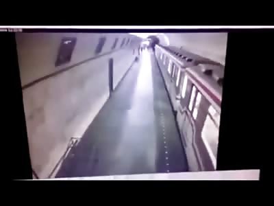 Dude Ends it All by Jumping in Front of a Train