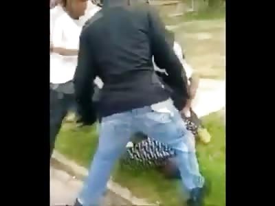 Brutal Beating and Curb Stomp Leaves Kid with the Death Stare